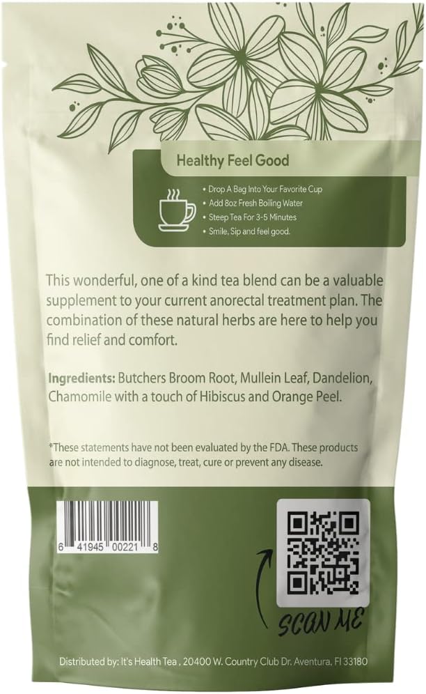 HemGuard – Soothing Herbal Tea Blend | Caffeine-Free Botanical Infusion | 35 Tea Bags