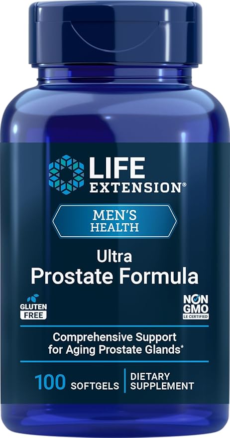 Life Extension Ultra Prostate Formula 100 Softgels Natural Supplement for Men