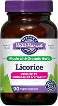 Oregon's Wild Harvest Organic Licorice Root Capsules 90 Count