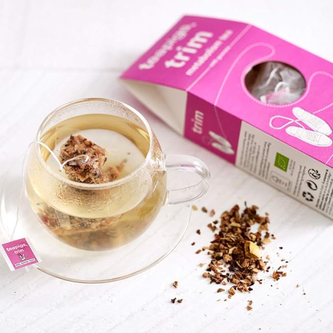 teapigs Organic Trim (Metabolism Tea 15 Count (Pack of 6)