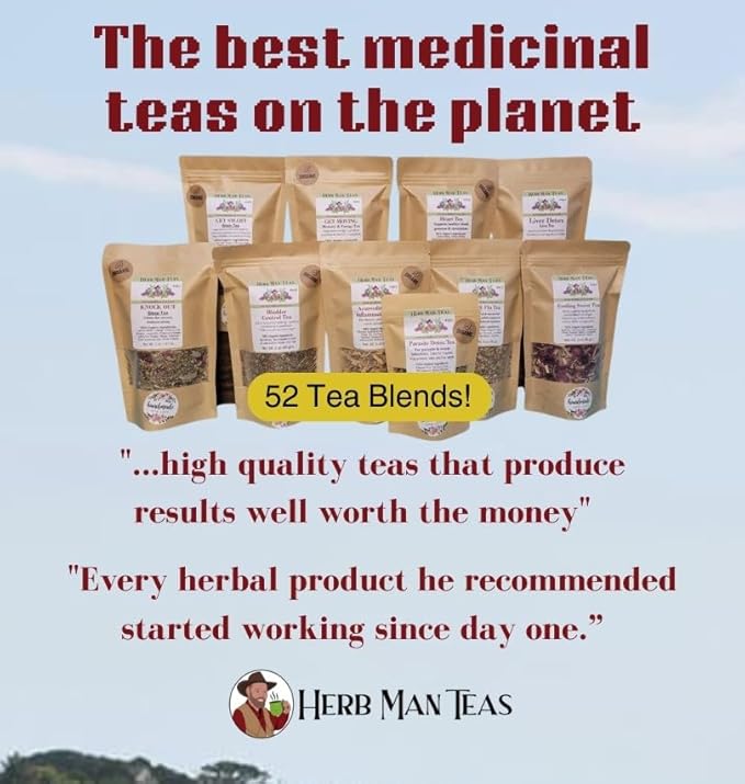 FEMALE HORMONE BALANCE TEA - Balances female and adrenal hormones formulated by master herbalist Khabir -100% Organic Non-GMO
