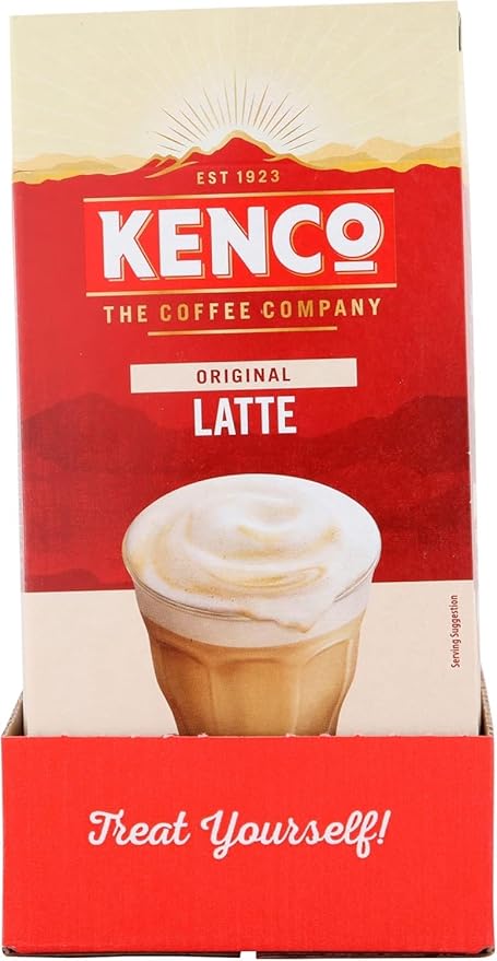 Kenco Latte Instant Coffee Sachets 8x16.3g (Pack of 5 Total 40 Sachets 652g)