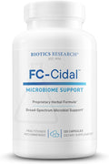 Biotics Research FC Cidal™ Herbal Blend Complete GI Gut Health for Women &amp Men- 500 mg/Serving - 7 Herbs Proprietary Blend Supplement Supports Healthy GI Function and Microbial Balance 120 Capsule
