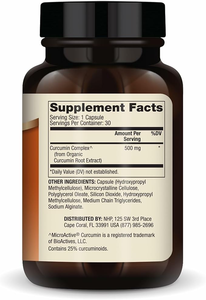 Dr. Mercola Curcumin Advanced - 500 mg Curcumin Root Extract - 95% Curcuminoids - For Vision Health Digestion &amp Focus - Sustained Release - Non-GMO Gluten-Free &amp Soy-Free - 30 Capsules (30 S