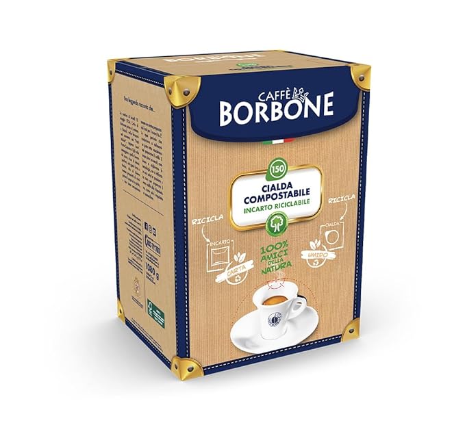 Caffe Borbone ESE Coffee Pods - Miscela Verde/Dek (Decaf) - 150 Count