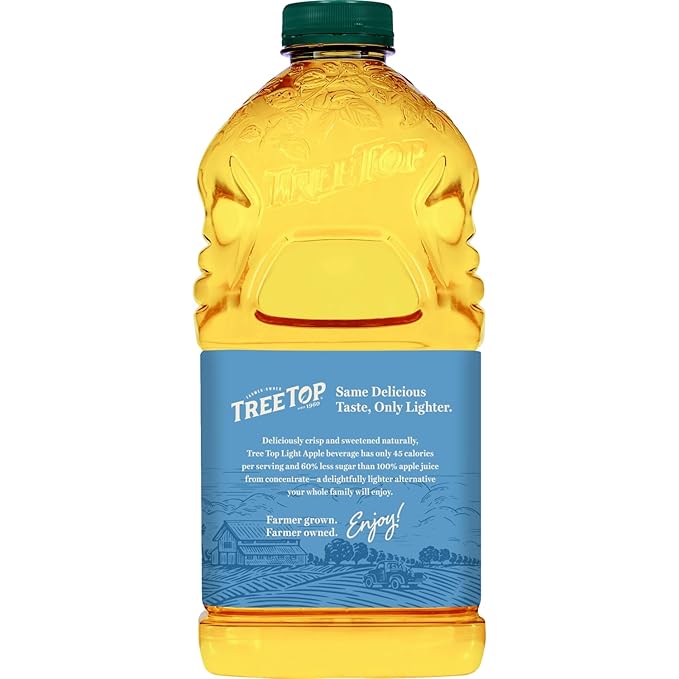 Tree Top Light Apple Beverage 64 Fl Oz (Pack of 8)