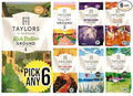 Taylors of Harrogate Ground Coffee (Each Pack 200g) Pick Any 6 from 7+ Flavours Inc. Rich Italian After Dark Hot Lava Java Decaf Lazy Sunday Flying Start and Brasilia
