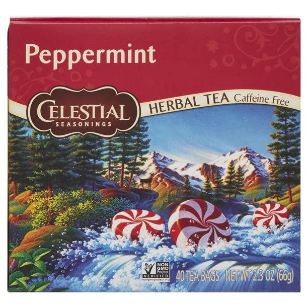 Celestial Seasonings Herbal Tea Peppermint 40 Count (Pack of 3)