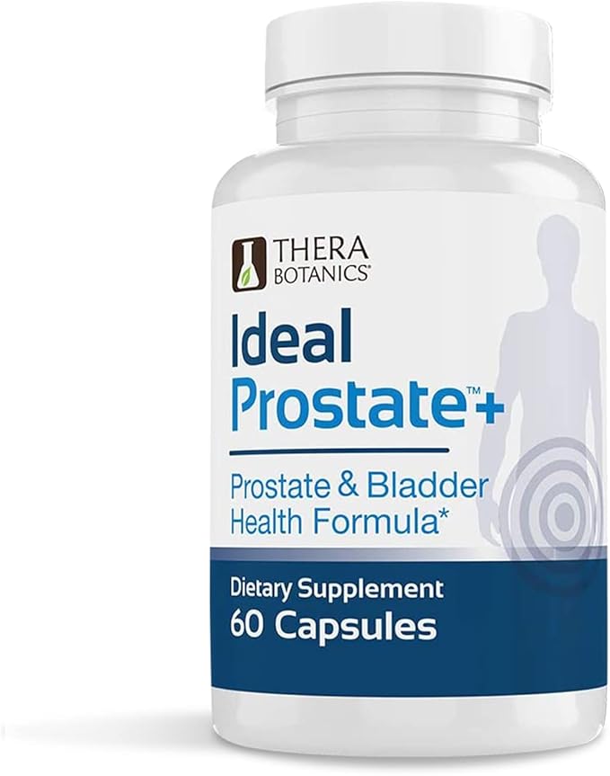 Advanced Men's Prostate Support by Ideal Prostate Plus with Saw Palmetto Lycopene and More for Natural Relief