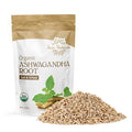 Organic Ashwagandha Root Cut &amp Sifted 1 Pound (Withania somnifera) USDA Certified | Resealable Pouch| Packaged in The USA