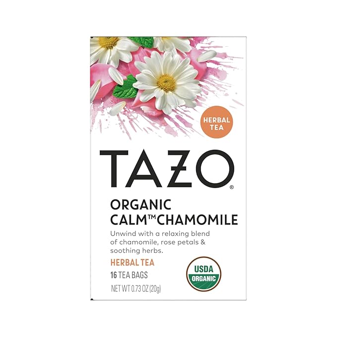 TAZO Herbal Tea Tea Bags Mint Chamomile Organic Dream Wild Sweet Orange (Unsweetened) &amp Passion (1ea) (Variety Pack)