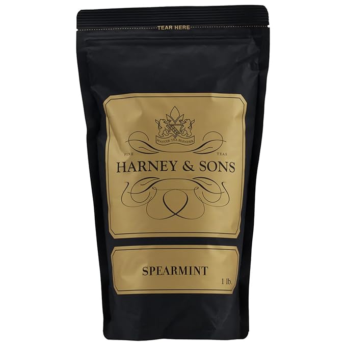 Harney &amp Sons Spearmint Herbal Tea | Loose 16 ounce bag