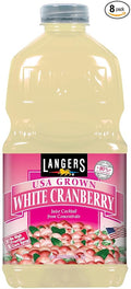 Langers White Cranberry Juice Cocktail 64 Fl Oz (Pack of 8)