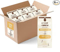 STEEP + BREW French Roast Coffee | Premium Arabica Coffee | Ground | Dark Roast | 12 oz | PACK OF 6