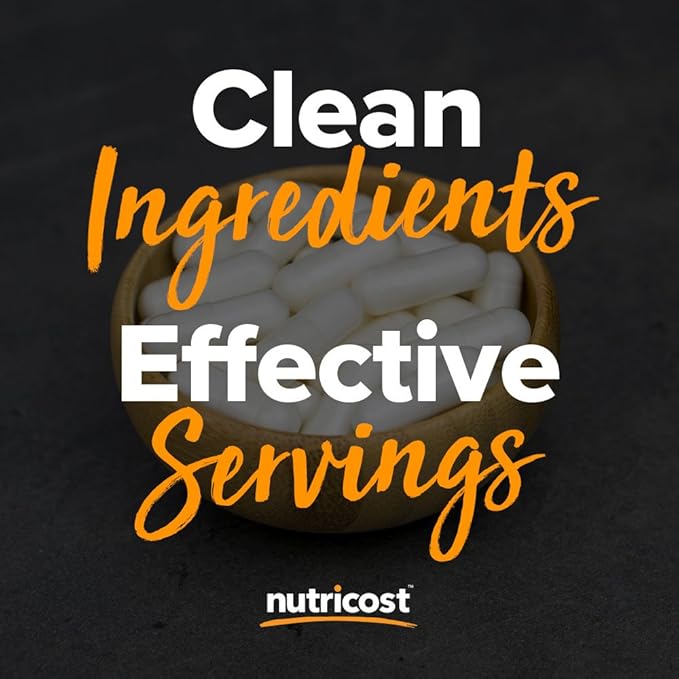 Nutricost L-Citrulline 750mg 180 Capsules (3 Bottles)