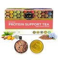 TEACURRY Protein Support Tea (30 Tea Bags 1 Month Pack) - Enhances Protein Absorption for Strength Better Energy &amp Reduce Fatigue | 100% Plant-Based Tea