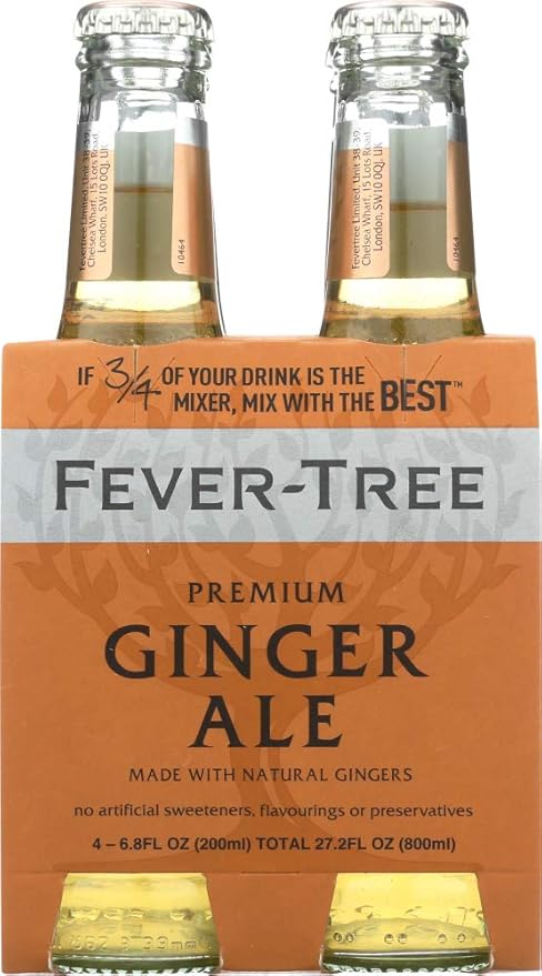 Soda 4Pk Ginger Ale (Pack of 6)