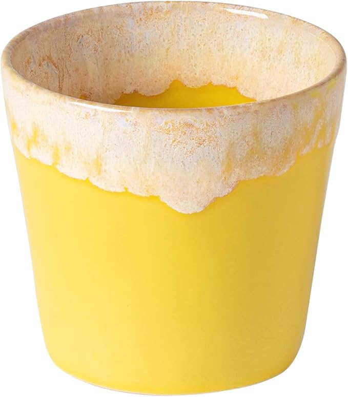 Costa Nova LSC081YE Free Cup M Coffee Approx. 7.4 fl oz (210 ml) Grespresso Yellow Dishwasher Safe Microwave Safe