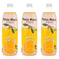 [Pack of 3] [Free Measuring Spoon] Mogu Mogu Juice with Nata De Coco - 33.8 Fl Oz Large Family Size (Mango) 320 ml