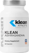 Klean Athlete Klean Ashwagandha - for Occasional Stress - Supports Adaptations to Training* - Adaptogen Blend - Vegan &amp Non GMO - 60 Capsules