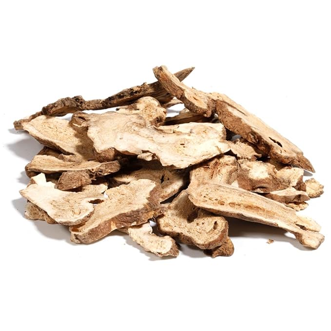 EidolonGreen Atractylodes macrocephala Koidz (Bai Zhu/白术/백술) – Premium Cut Slices for Tea and Cooking | Dried Chinese Herbs 88/3 Oz