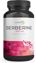 Berberine HCl 1200mg – High Potency Supplement for Blood Sugar Insulin &amp Weight Management – Non-GMO Gluten-Free Vegan Capsules – Heart &amp Metabolism Support Made in USA – 60 Count
