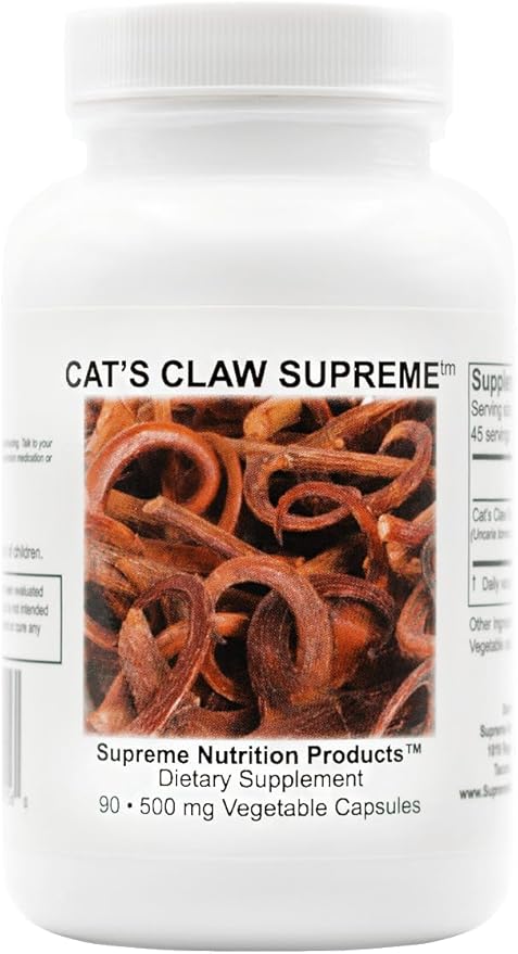 Supreme Nutrition Cat’s Claw Supreme 90 Pure Cat’s Claw Bark Vegetarian Capsules