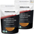 Terrasoul Superfoods Organic Reishi Mushroom Powder (4:1 Extract) 11 Oz (2 Pack) - Immune Boosting | Coffee Enhancer | Deeper Sleep