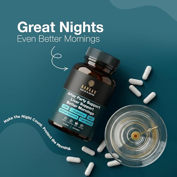 DHM Metabolic Balance &amp Morning Refresh Supplement | Fuller Health After Party | Post-Celebration Wellness Support | 60 Capsules