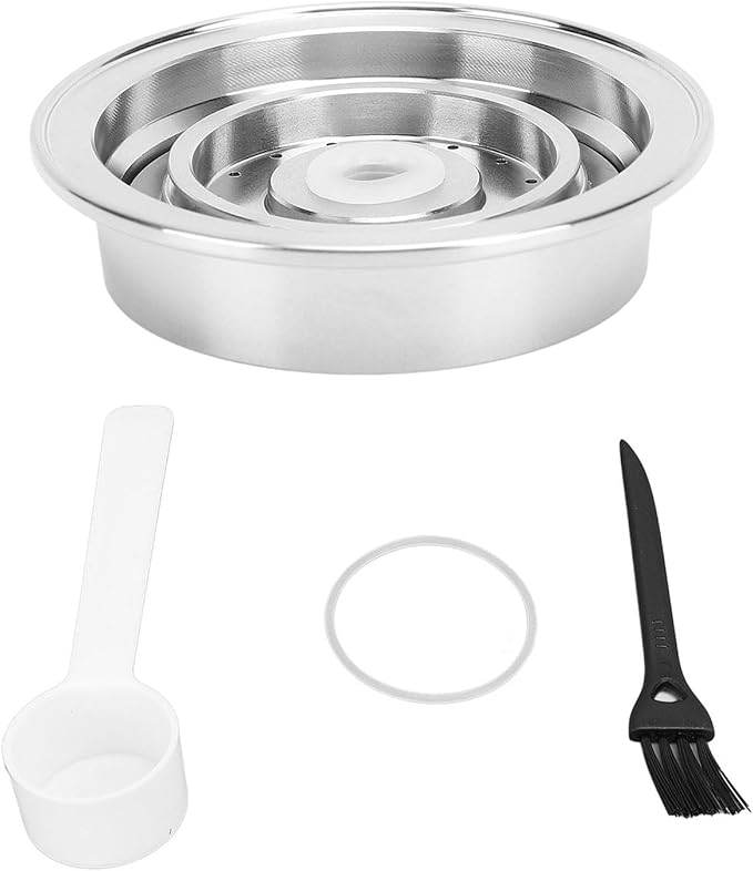 Reusable Coffee Pod Large Convenient Stainless Steel Coffee Capsule Adapter for Vertuos Coffee Machine