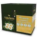 VIDA FARM 100 Chamomile Tea Bags Natural Chamomile Flowers Tea Bags Dried Herbal Flowers Sugar Free Caffeine Free Gluten Free