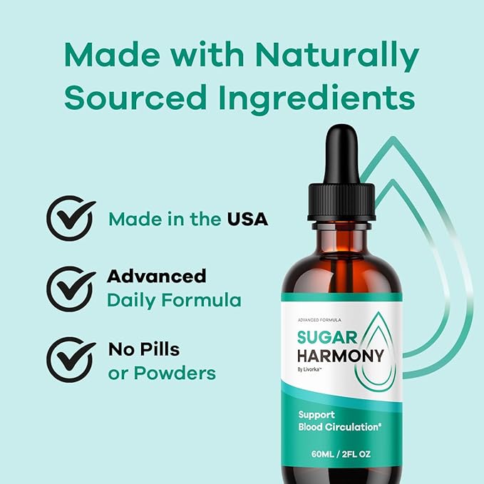 (5 Pack) Sugar Harmony Drops - Official SugarHarmony Advanced Premium Liquid Formula Support Drops - Maximum Strenght Natural Ingredients For Overall Health &amp Wellness Reviews 5 Bottles For 5 Mo