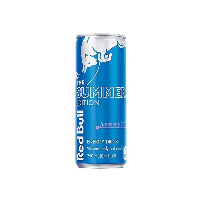 BeeQ - (Pack of 12) Red Bull Energy Drink Variety Pack - 5 Different Flavors : Original Watermelon Strawberry Apricot Juneberry Peach Nectarine -8.4 oz Cans