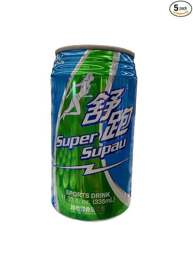 Vitalon Super Supau Sports Drink: Your Ultimate Hydration Solution for Peak Performance – 11.33 Fl Oz (pack of 5)