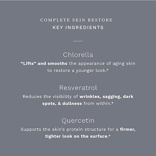 City Beauty Complete Skin Restore - Dietary Supplement - Supports Collagen &amp Elastin - Solution for Wrinkles &amp Sagging on The Face &amp Body - Anti-Aging Beauty &amp Skin Care Supplement