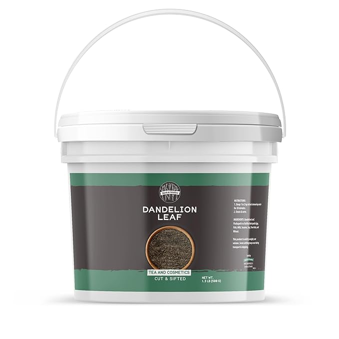 Birch &amp Meadow 1 Gallon of Dandelion Leaves Cut &amp Sifted Non-Caffeinated Tea