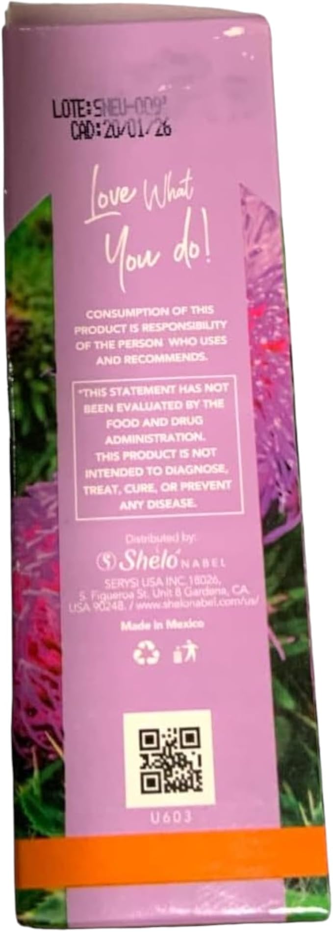 Sheló NABEL Milk Thistle Cardo Mariano DIetarry Suppliment Herbal Liquid Extract in Drops 1 fl oz