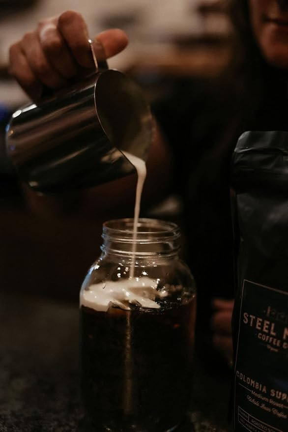 Steel Mill Coffee Co. Apple Cider Donut Flavored Coffee | Ground | 2 lb Bag | Medium Roast | Sugar Free | Vegan | Fall Seasonal Flavor | Freshly Roasted