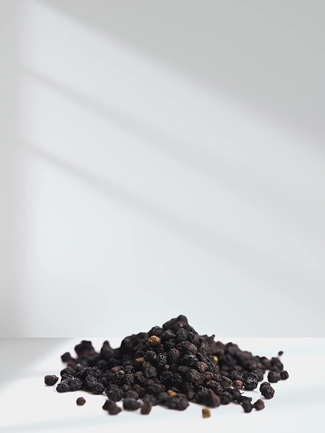 Horbäach Elderberries Dried Organic | 1 lb Bulk Bag | Whole European | Non-GMO Gluten Free | Sambucus Nigra