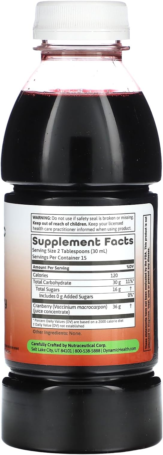 Dynamic Health - Cranberry Juice Concentrate 16 oz liquid