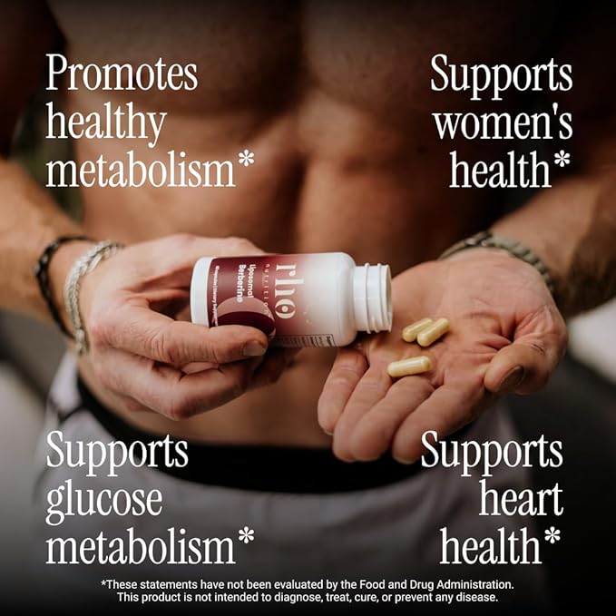 Rho Nutrition Liposomal Berberine Capsules - Ultra High Absorption Supplement – Supports Immune Function Gut Health and Metabolic and Cardiovascular Health (60 Capsules)