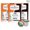 Fresh Roasted Coffee USDA Organic Peru | 3rd Party Tested for Pesticides Mold Mycotoxins Kosher | 100% Arabica Specialty Grade Med Roast 72 Pods for K Cup Brewers