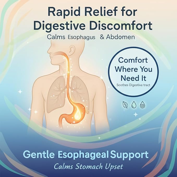 Nano Powered Esophageal DropsSoothes Digestive Discomfort &amp Supports a Healthy Throat and Stomach Environment