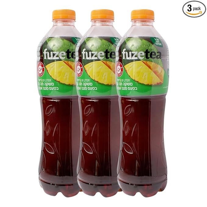 Kosher Fuze Tea Mango Pineapple 1.5L Pack of 3