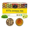 TEACURRY Pitta Dosha Tea - 30 Tea Bags 1 Month Pack - Balance Pitta Dosha - All Natural Herbal TeaCaffeine Free