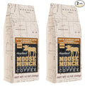 Moose Munch Milk Chocolate Caramel Ground Coffee – 2 Pack 12 oz Bags – Rich Chocolate &amp Creamy Caramel Flavored Coffee