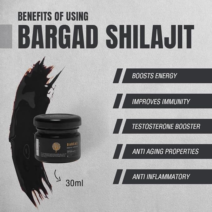 Pure Himalayan Shilajit Resin High Potency for Men &amp Women | Lab Tested | Gold Grade 100% Pure Shilajit with Fulvic Acid &amp 85+ Trace Minerals for Energy Boost &amp Immune Support | 30 Gm