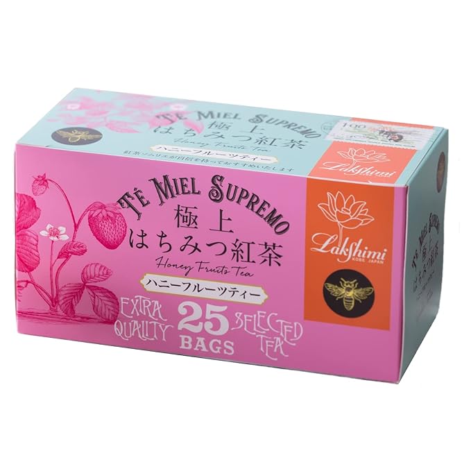 Premium Honey Black Tea Honey Fruit Tea 25 bags Lakshimi Te' Miel SUPREMO