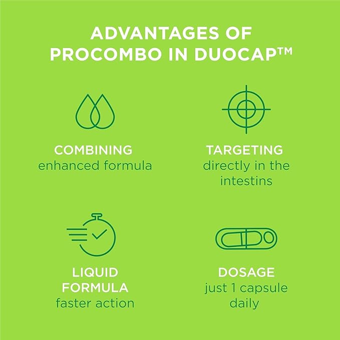 The Smart synbiotic with targeted delivery of The Good Bacteria. Double Capsule and Liquid Formula for Fast Results. 1 Capsule per Day(Pack of 3)