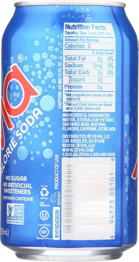Zevia Soda Cola Cf 6pk
